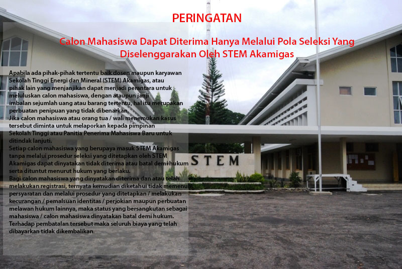 Warning for STEM Akamigas Student Candidates