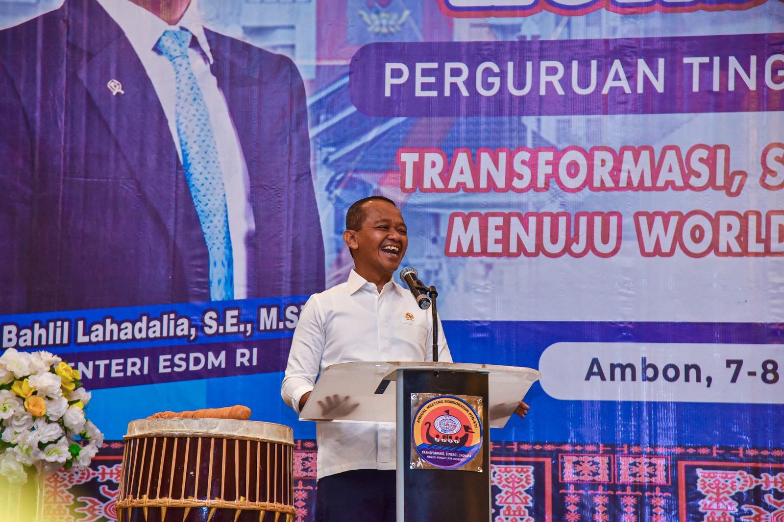 Menteri Energi dan Sumber Daya Mineral (ESDM) Bahlil Lahadalia, Meresmikan Proyek Strategis Nasional, yakni pipa gas transmisi Cirebon-Semarang (Cisem) tahap 2 (Ruas Batang - Cirebon - Kandang Haur) di Batang, Senin (30/9)