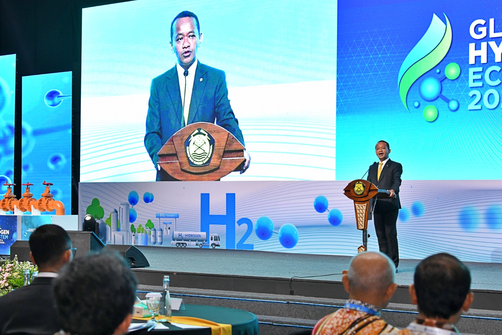 Menteri ESDM menghadiri dan membuka Global Hydrogen Ecosystem Summit (GHES) 2025, Jakarta, Selasa (15/4)