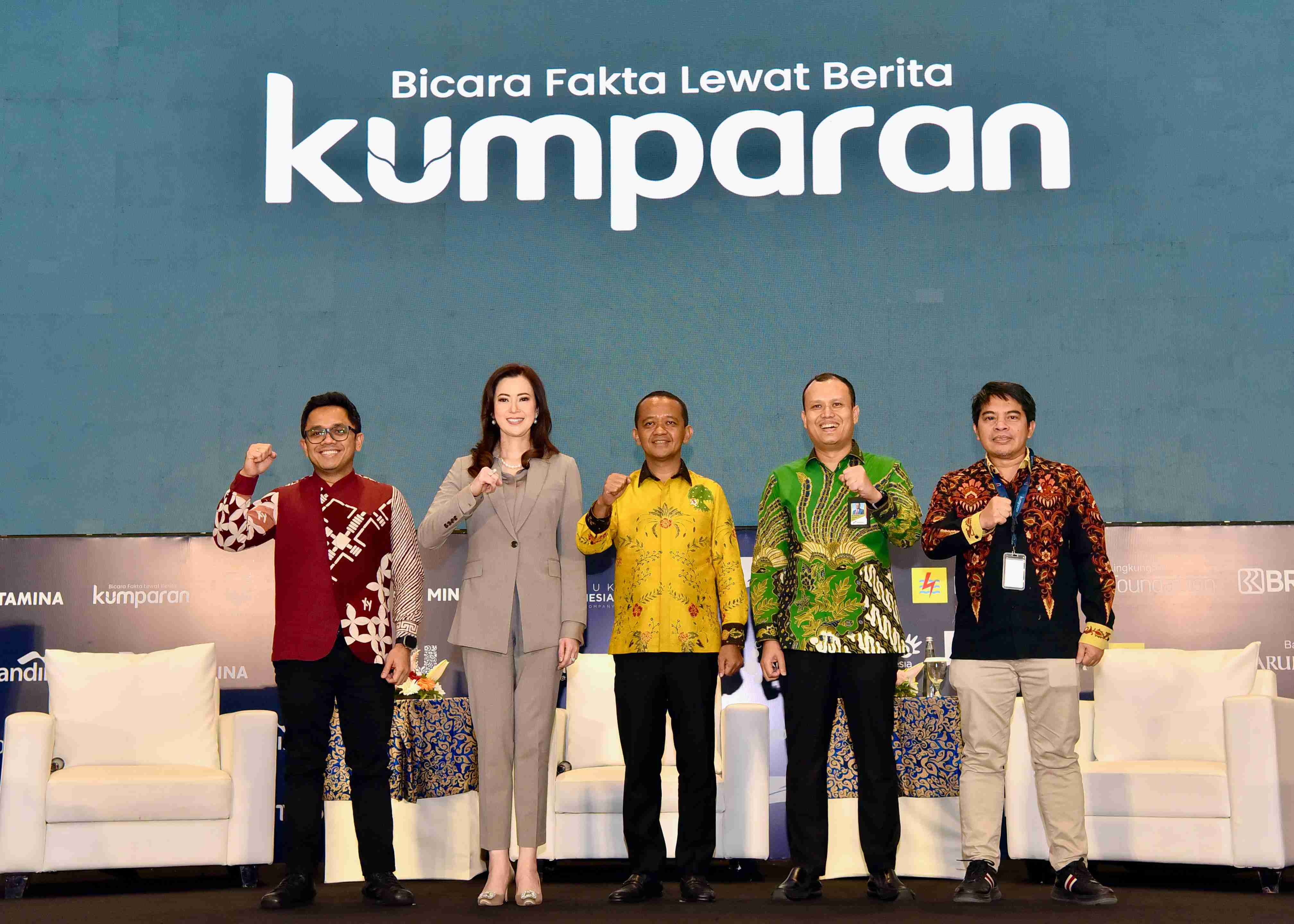 Menteri ESDM Menyampaikan Keynote Speech pada acara Kumparan: Green Initiative Conference di Jakarta, Rabu (25/9)