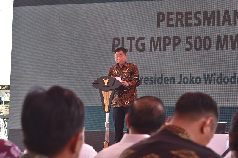 MESDM dan RI 1 Meresmikan PLTG Mempawah Pontianak