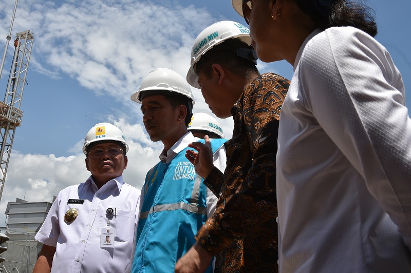 MESDM dan RI 1 Meresmikan PLTG Mempawah Pontianak