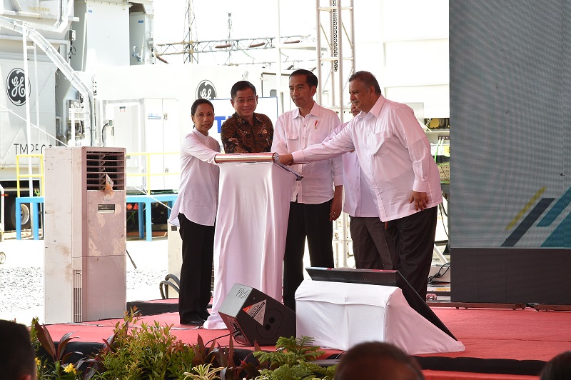 MESDM dan RI 1 Meresmikan PLTG Mempawah Pontianak