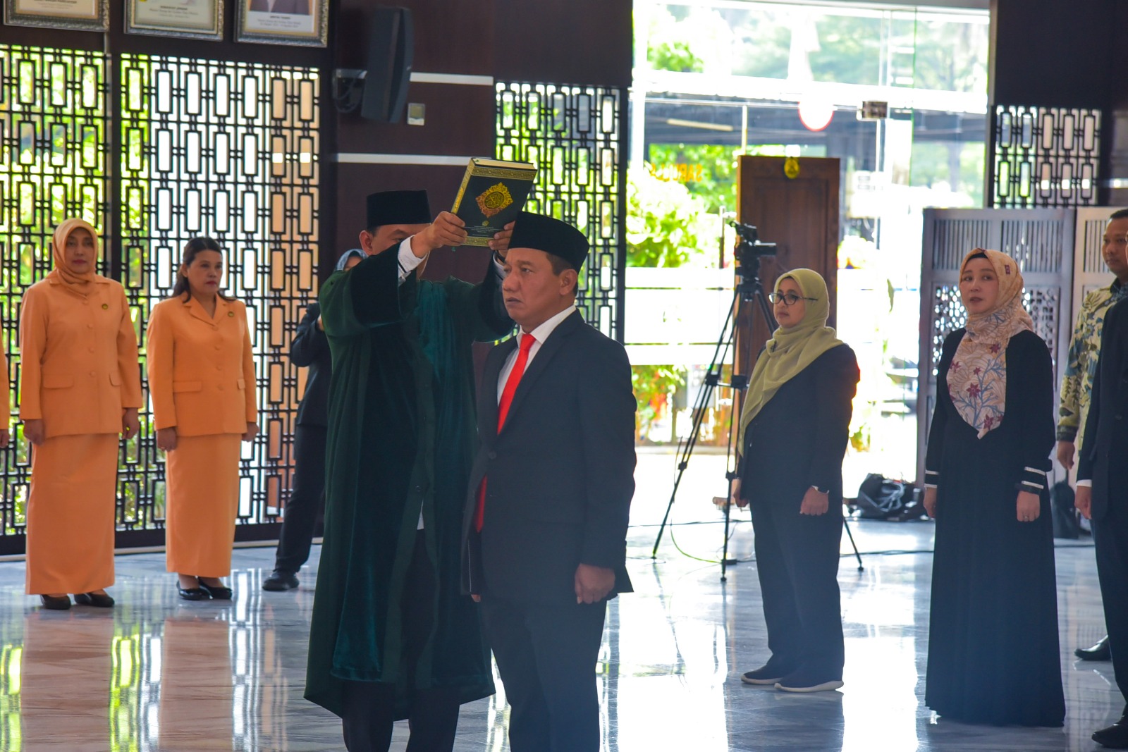 Pelantikan Direktur Jenderal Mineral dan Batubara di Jakarta, Jumat (20/9)