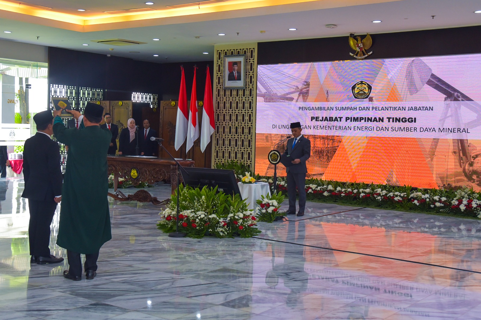 Pelantikan Direktur Jenderal Mineral dan Batubara di Jakarta, Jumat (20/9)