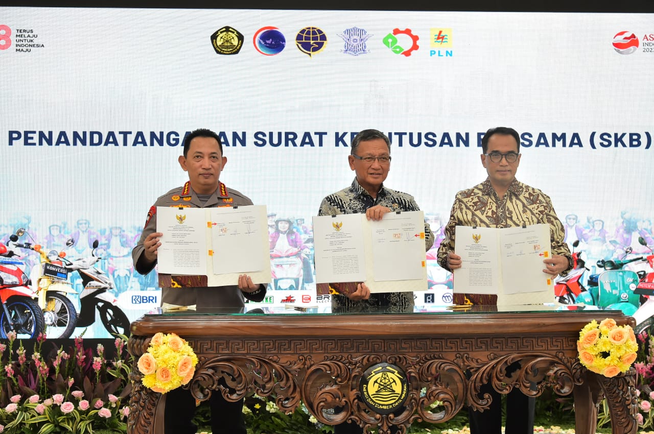 Penandatanganan SKB Konversi Motor Listrik - 28 Juli 2023