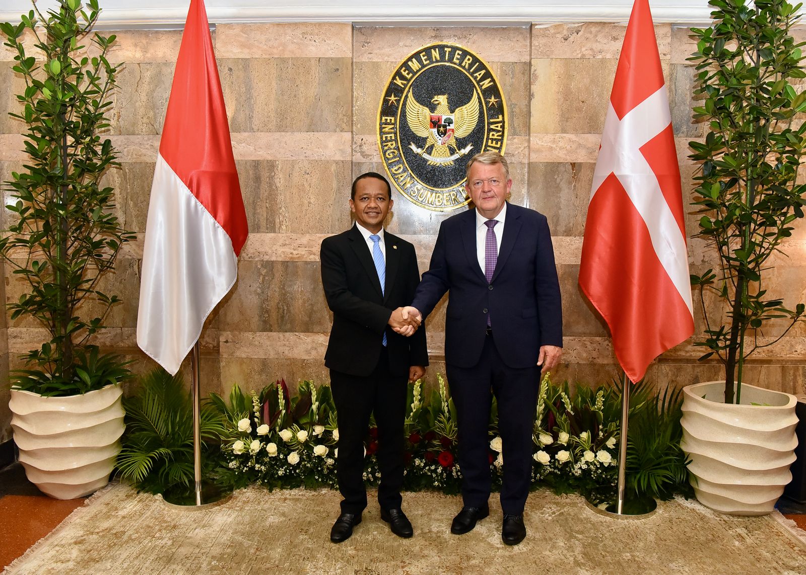 Pertemuan bilateral Menteri ESDM dengan Menteri Luar Negeri Denmark, Jakarta, Senin (21/4)