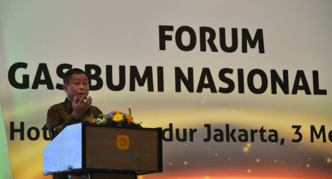 Sambutan Menteri ESDM dalam Forum Gas Nasional di Hotel Borobudur, Jakarta