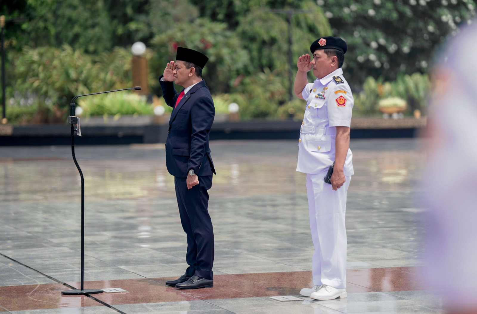 Tabung Bunga dan Renungan Bersama Peringatan Hari Jadi Pertambangan dan Energi Ke-79 di TMP Kalibata, Sabtu 28 September 2024