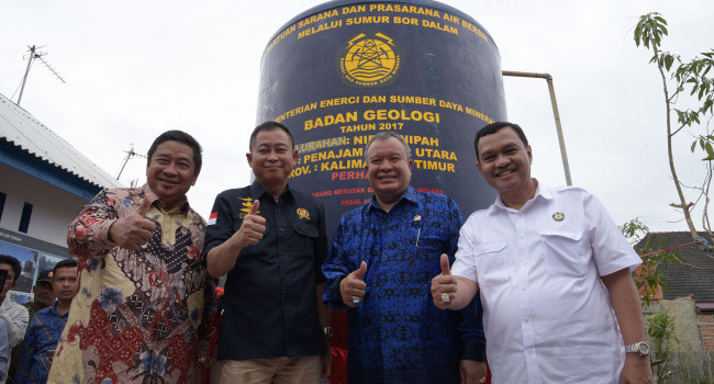 Menteri ESDM Meresmikan Sumur Bor di Penajam Passer Utara, Kalimantan Timur