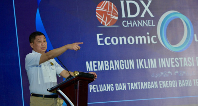 Menteri Jonan Menjadi Pembicara pada IDX Channel Economy Outlook 