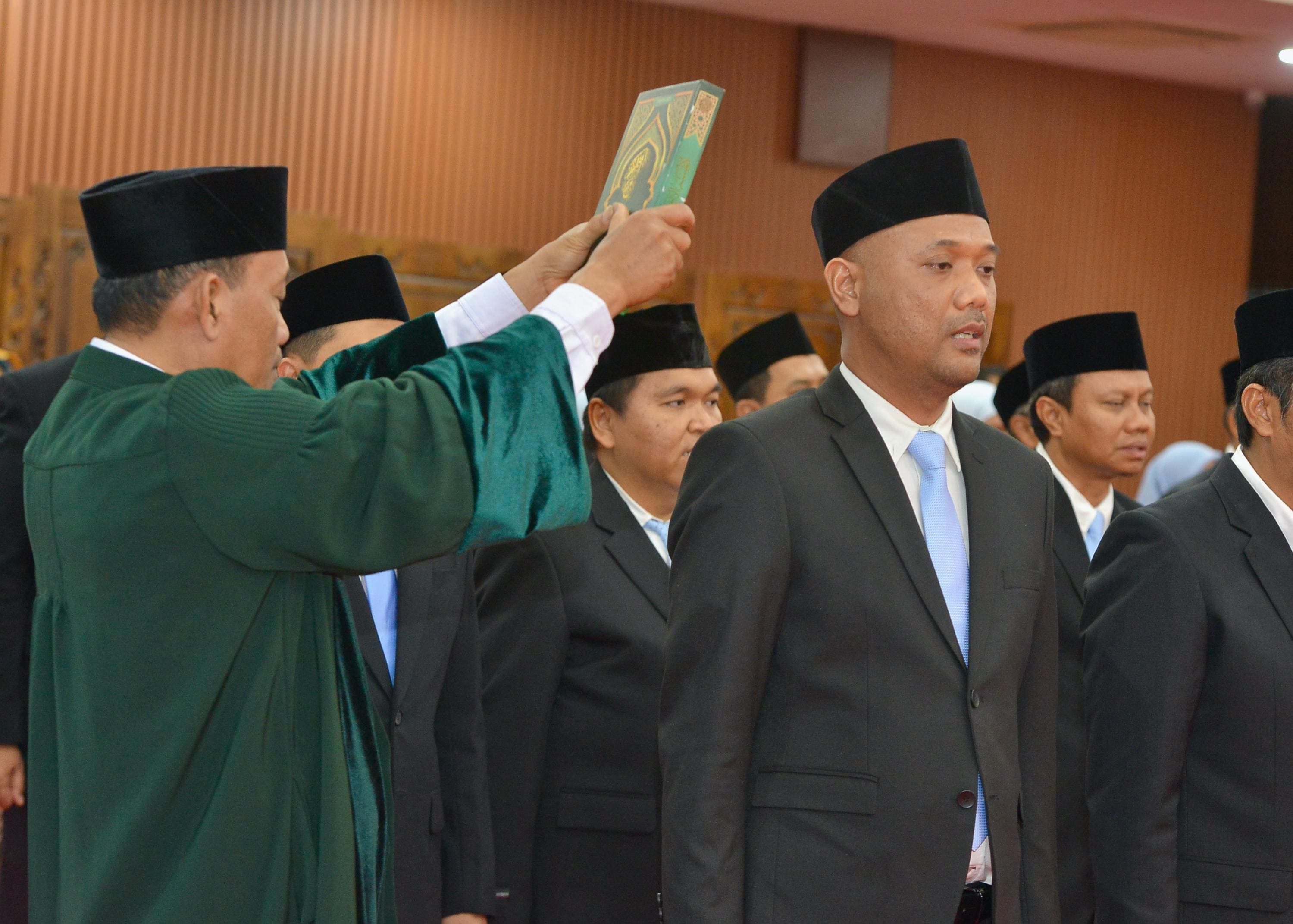 Menteri ESDM Melantik Pejabat Tinggi Pratama Kementerian ESDM, Senin (24/11)