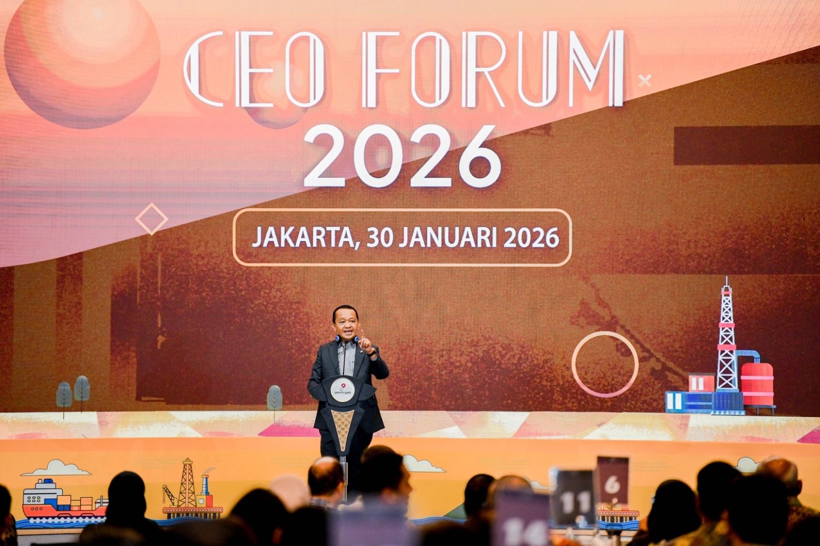 MESDM menjadi narasumber pada acara CEO Forum SKK Migas 2026 di Jakarta, Jumat (30/1)