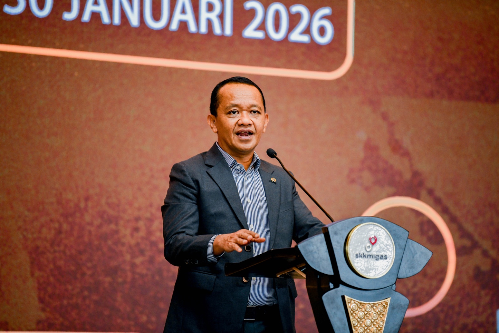 MESDM menjadi narasumber pada acara CEO Forum SKK Migas 2026 di Jakarta, Jumat (30/1)