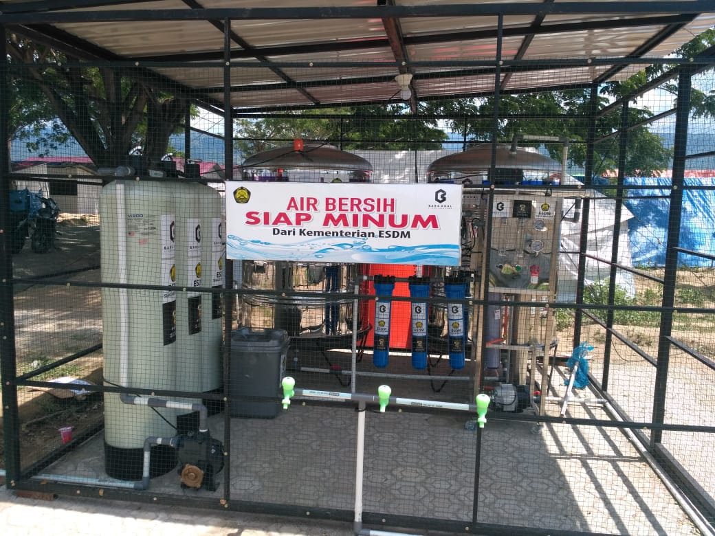 16.975 Pengungsi Korban Gempa Sulteng Nikmati Bantuan Air Bersih
