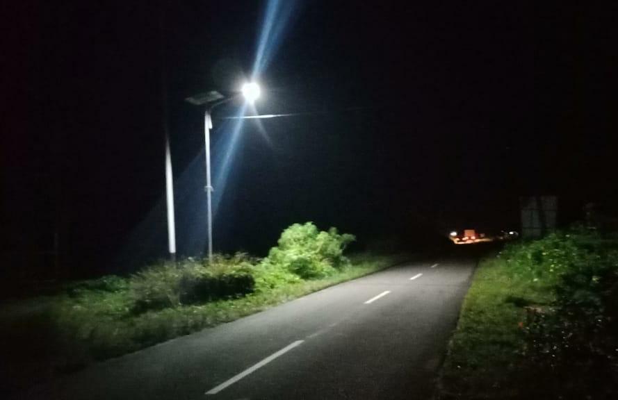 205 Unit Penerangan Berbasis Surya Terangi Jalanan Raya Bantul