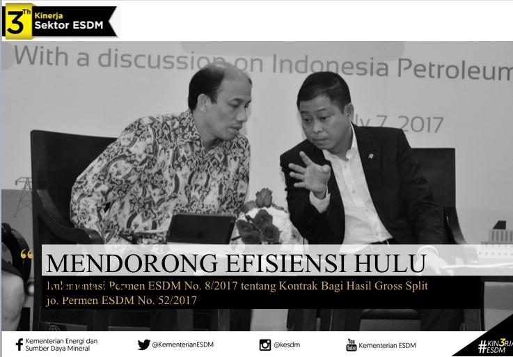 3 Tahun Kinerja Sektor ESDM: Menerapkan Kontrak Gross Split Untuk Mendorong Efisiensi Hulu Migas