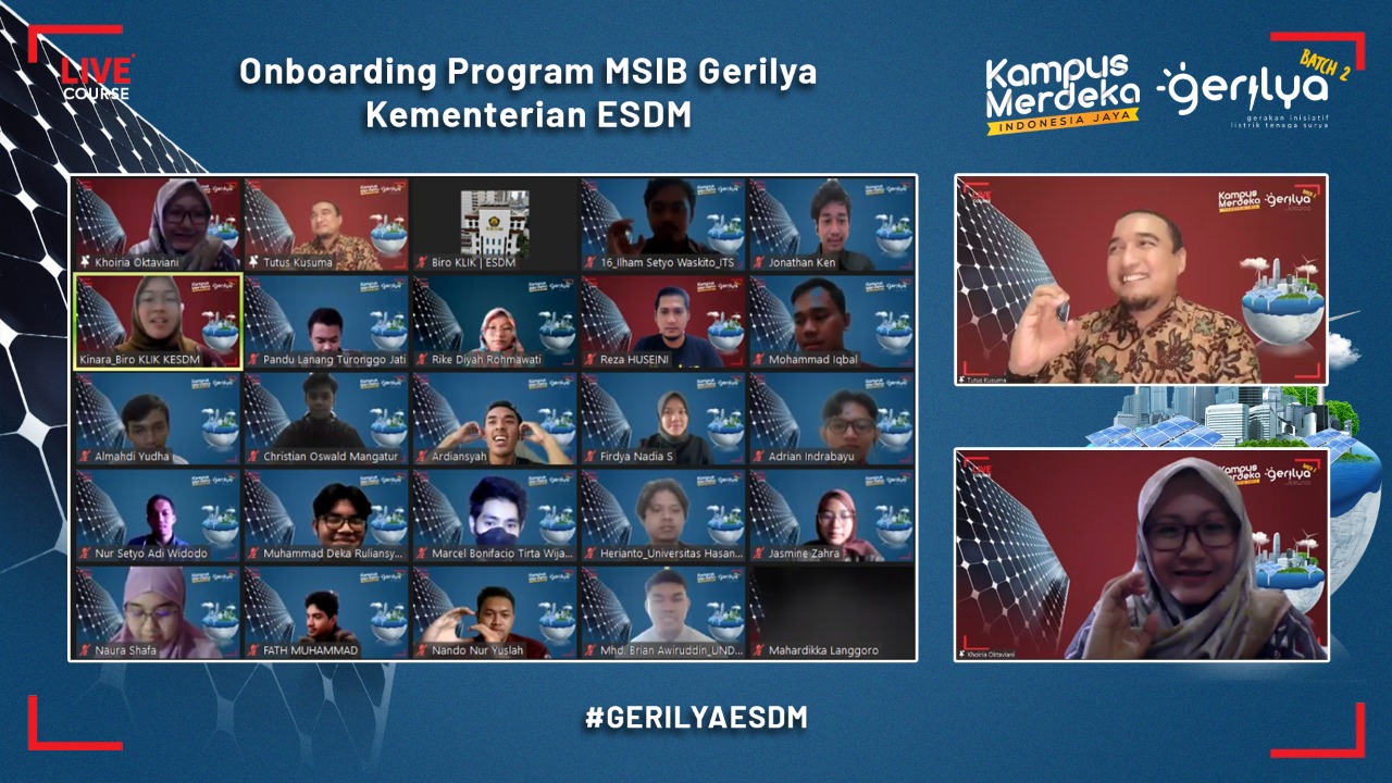57 Mahasiswa Ikuti Onboarding Program Gerilya Kampus Merdeka Batch II