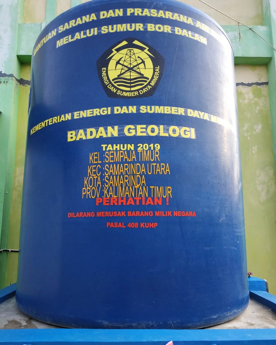 63 Sumur Bor di Kaltim Layani Lebih dari 163 Ribu Warga