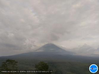 Aktivitas Gunung Semeru, 8 Maret 2020