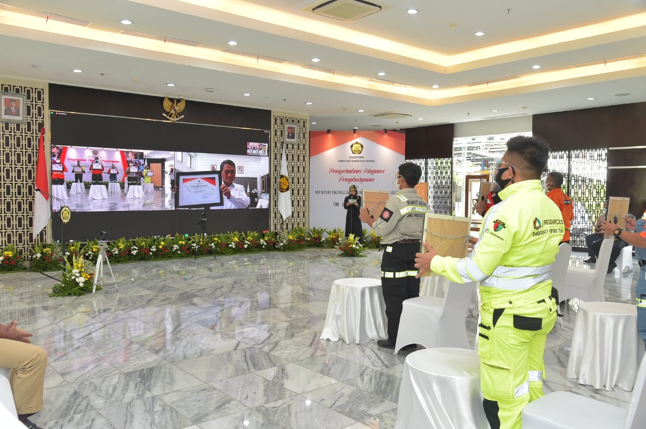Apresiasi Menteri ESDM Kepada Tim ESDM Siaga Bencana
