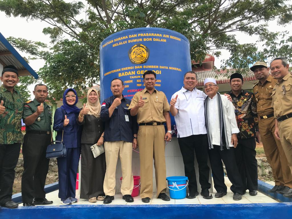 Atasi Krisis Air Bersih di Wilayah Pascagempa, Kementerian ESDM Hadirkan Sumur Bor 