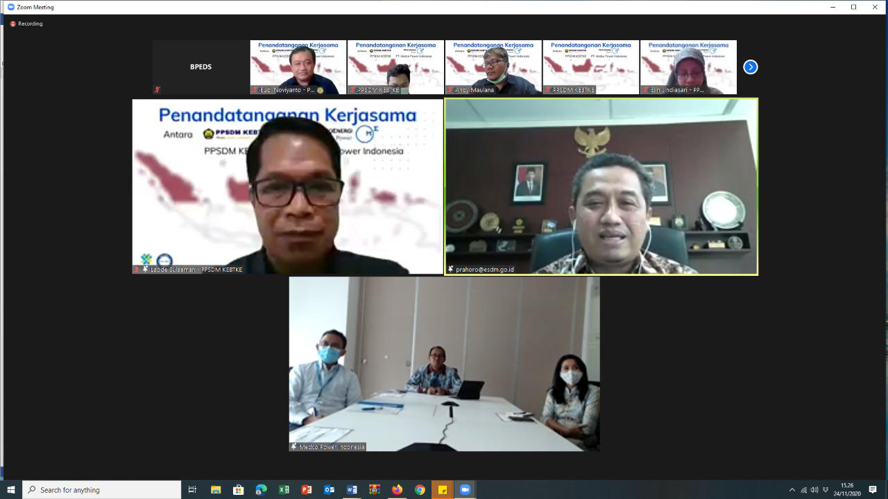 Bangun SDM Unggul, PPSDM KEBTKE Gandeng Medco Energi