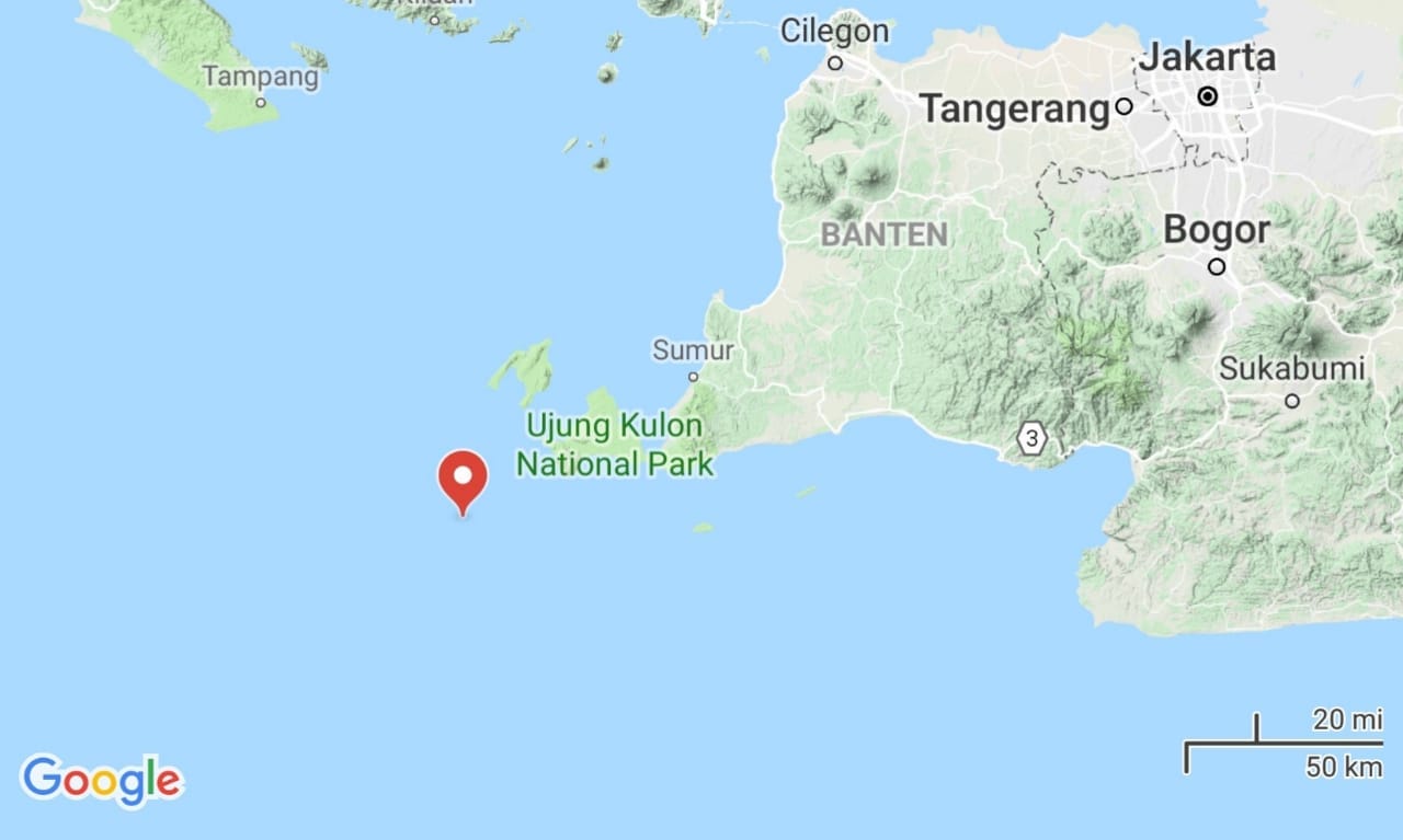 Barat Daya Pandeglang Banten Diguncang Gempa 5,2 Magnitudo