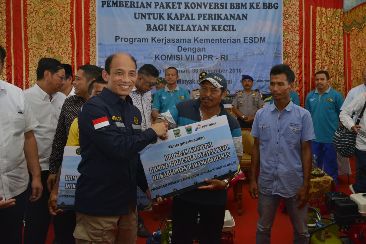 Berikan Konkit BBM ke LPG Untuk Nelayan, Wamen Arcandra: 50% Anggaran ESDM untuk Program Rakyat