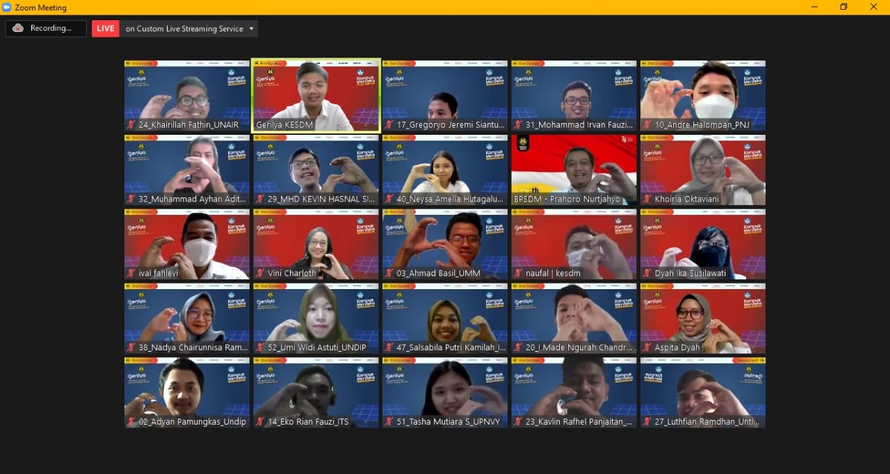 Berikan Kuliah Umum GERILYA, Kepala BPSDM ESDM: Start Kita Sama dengan Negara Lain di EBT