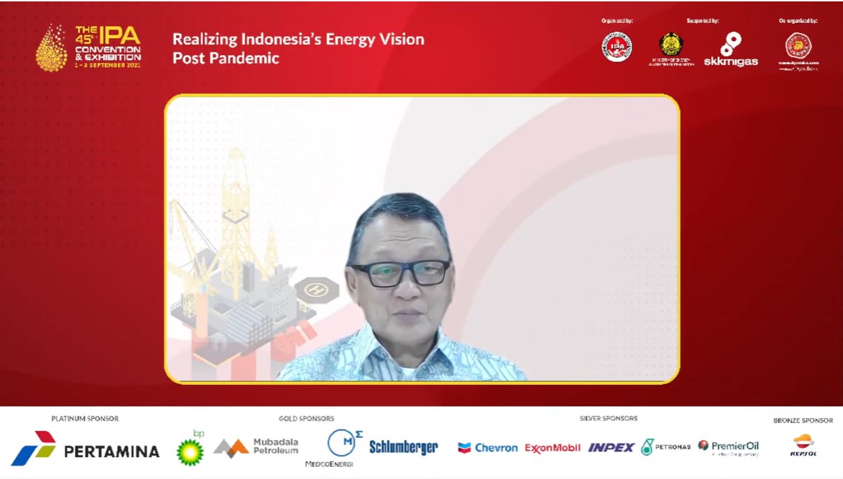 Buka IPA Ke-45, Menteri ESDM: Peningkatan Produksi Migas dan Penurunan Emisi Karbon Harus Dijaga