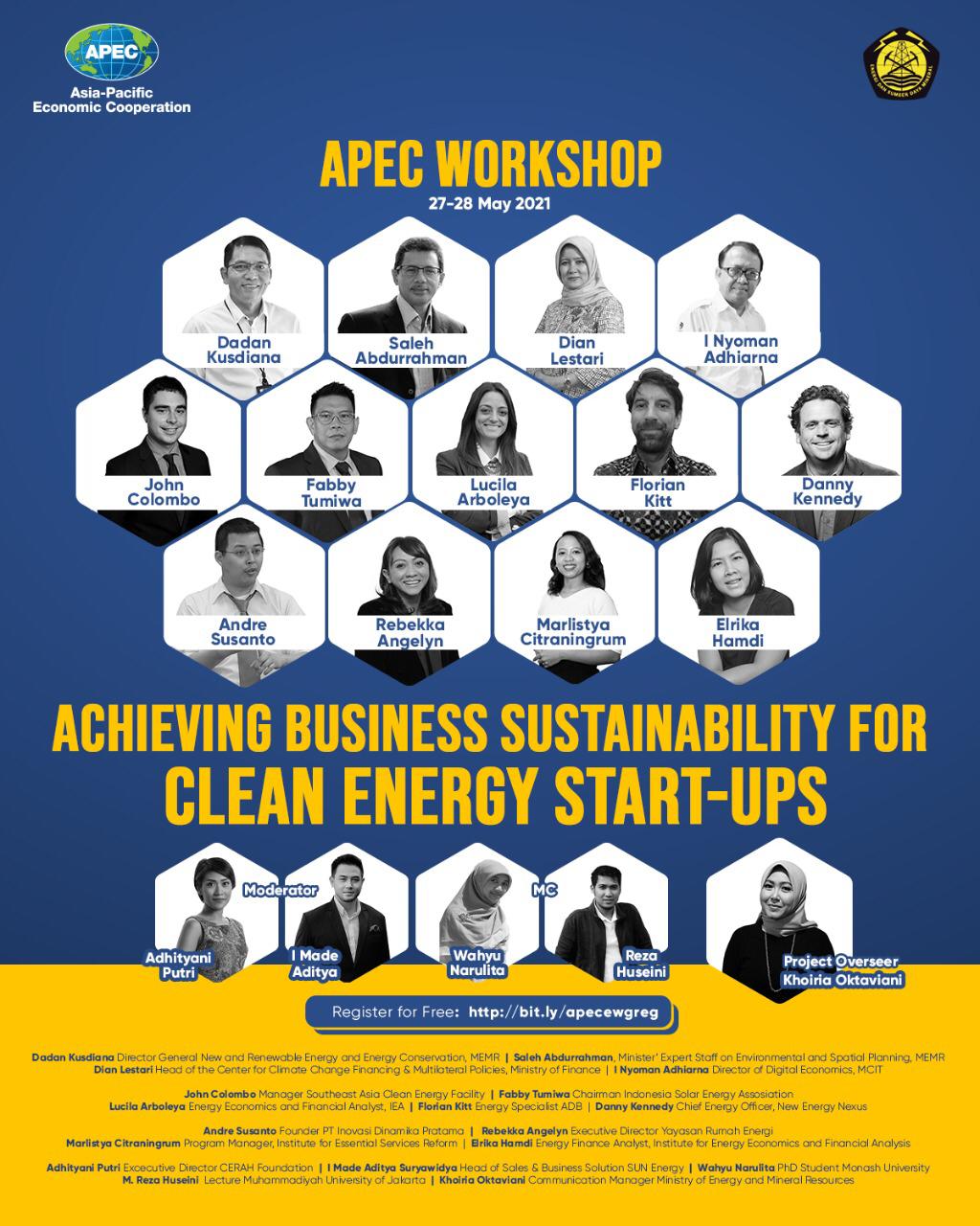 Buka Workshop APEC, Dirjen EBTKE: Startup Energi Dorong Kemajuan Industri Lokal