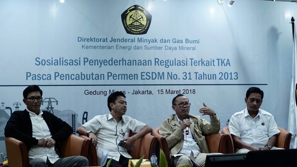 Cabut Permen ESDM No. 31 Tahun 2013, Ditjen Migas Tidak Lagi Terbitkan Rekomendasi RPTKA dan IMTA