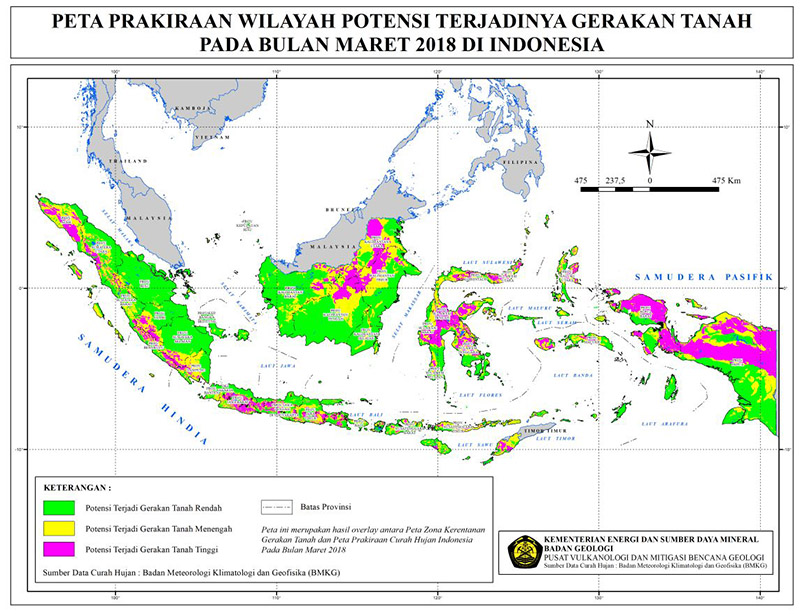 Curah Hujan Tinggi, Masyarakat Diminta Waspadai Terjadinya Tanah Longsor