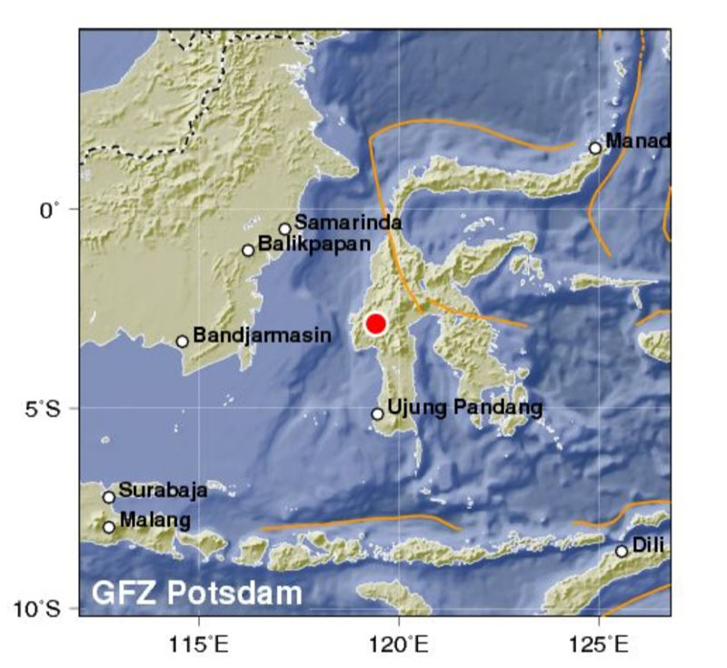 Diguncang Gempa 5,5 SR, Masyarakat Mamasa, Sulawesi Barat Diminta Tetap Tenang