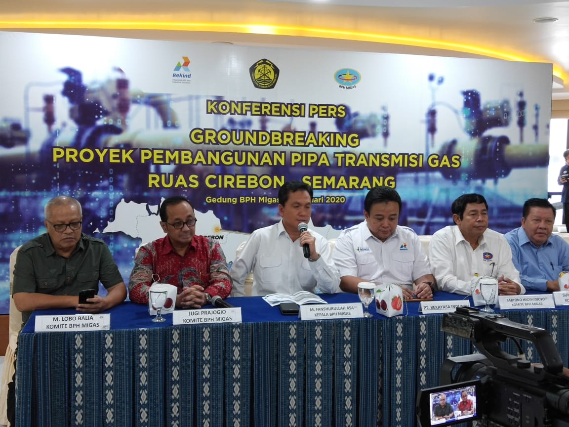   Completion Targeted for 2022, Cirebon-Semarang Gas Transmission Pipelines are Underway