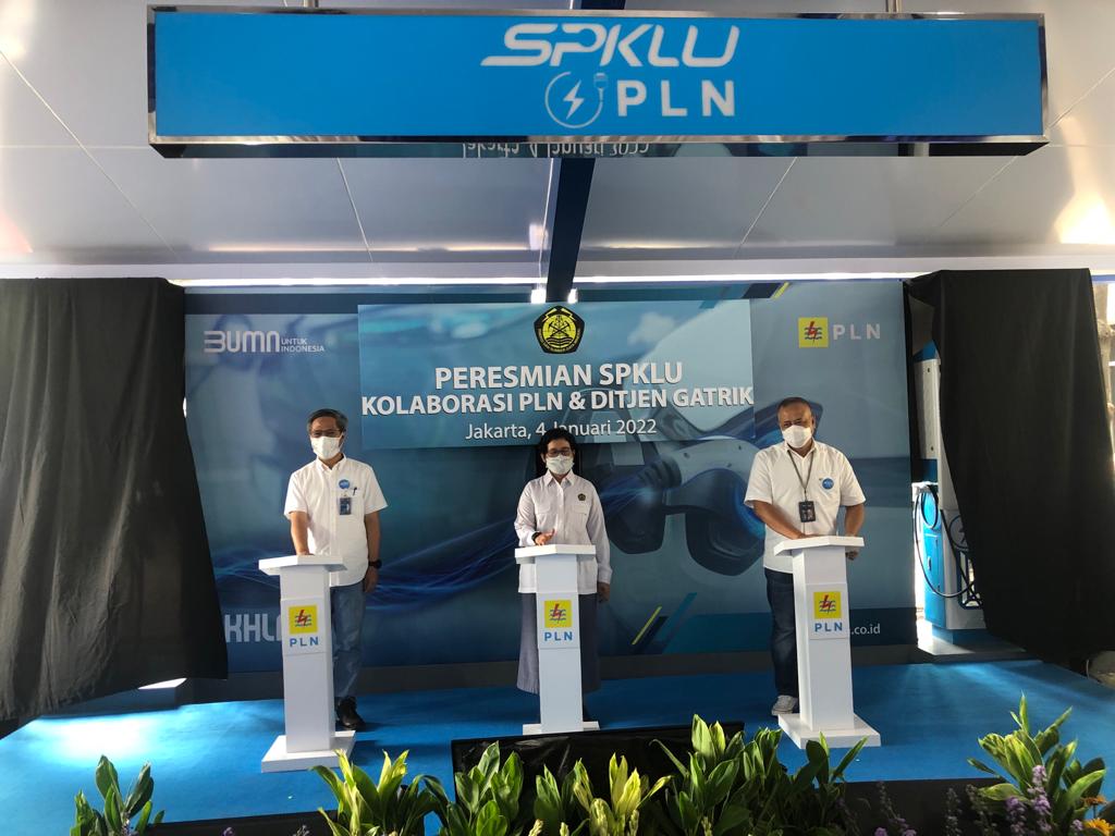Dukung Ekosistem Kendaraan Listrik, PLN Tambah Dua SPKLU di Kantor Ditjen Ketenagalistrikan