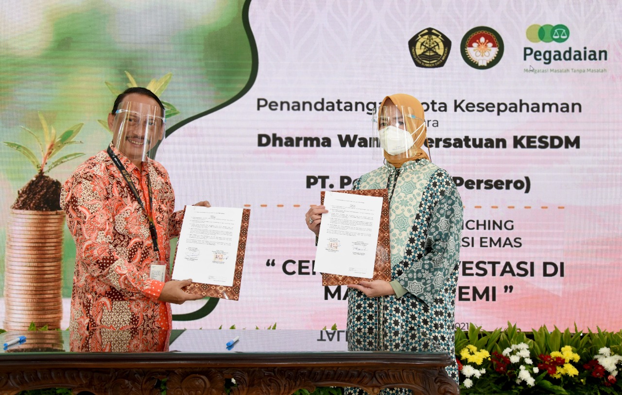DWP Kementerian ESDM dan PT Pegadaian Jalin Kerja Sama Investasi Logam Mulia