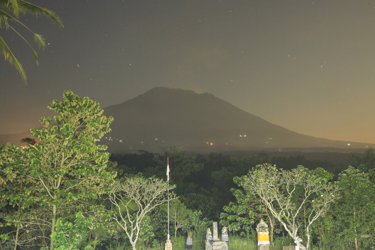 Erupsi Gunung Agung, Zona Perkiraan Bahaya 4 Kilometer dari Kawah