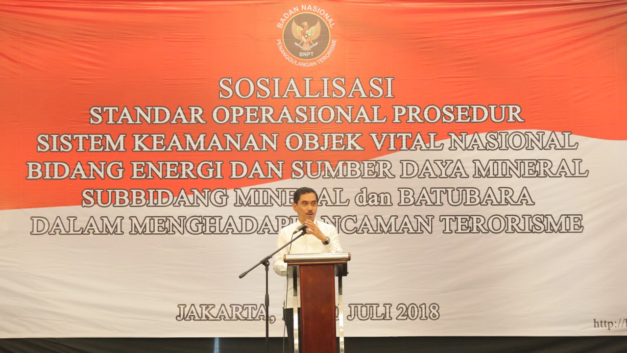 Gandeng BNPT, Kementerian ESDM Susun SOP Sistem Keamanan Objek Vital Nasional Minerba