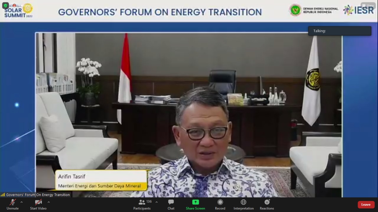 DEN Gelar Governor’s Forum on Energy Transition