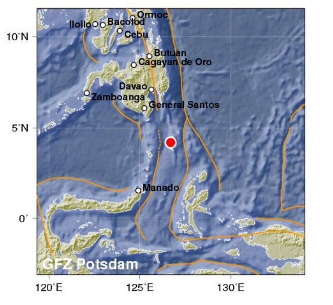 Gempa 5,2 SR Guncang Barat Daya Kepulauan Talaud