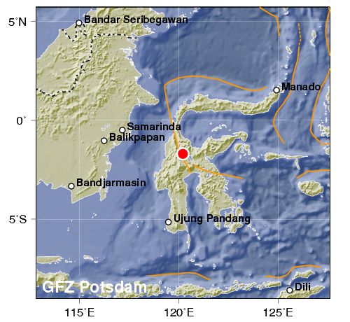 Gempa 5,2 SR Guncang Sigi, PVMBG: Tidak Berpotensi Tsunami
