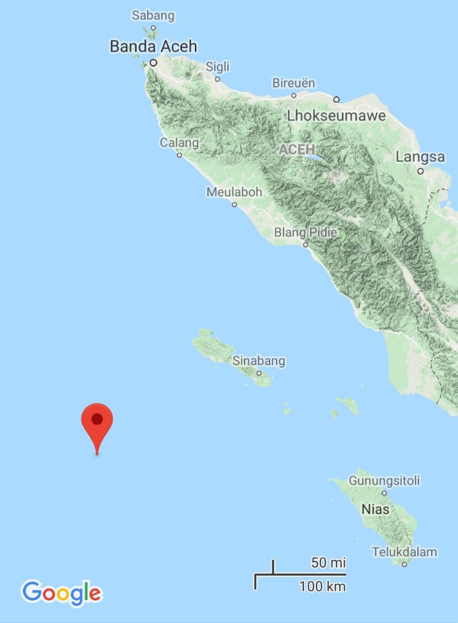 Gempa 5,3 M di Perairan Barat Aceh Tidak Picu Tsunami