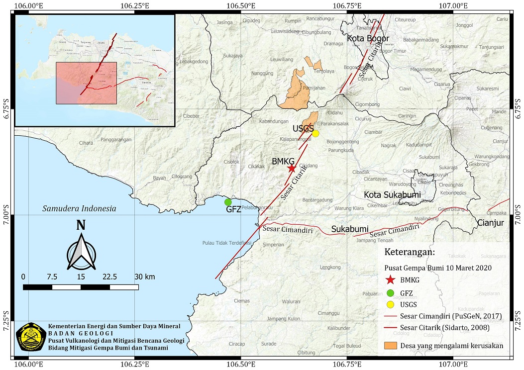 Gempa Bumi Kalapanunggal, Sukabumi: Satu Bukti Aktivitas Sesar Citarik