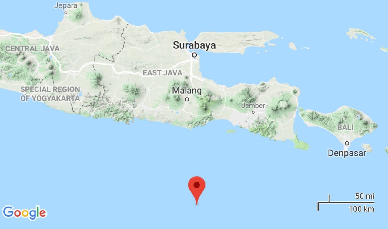 Gempa Bumi M 5,9 Terjadi di Perairan Selatan Jawa Timur, Tidak Sebabkan Tsunami