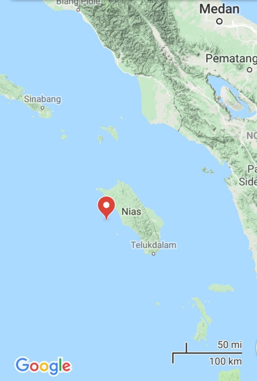 Gempa Bumi M5,2 di Barat Daya Nias Barat, Tidak Sebabkan Tsunami