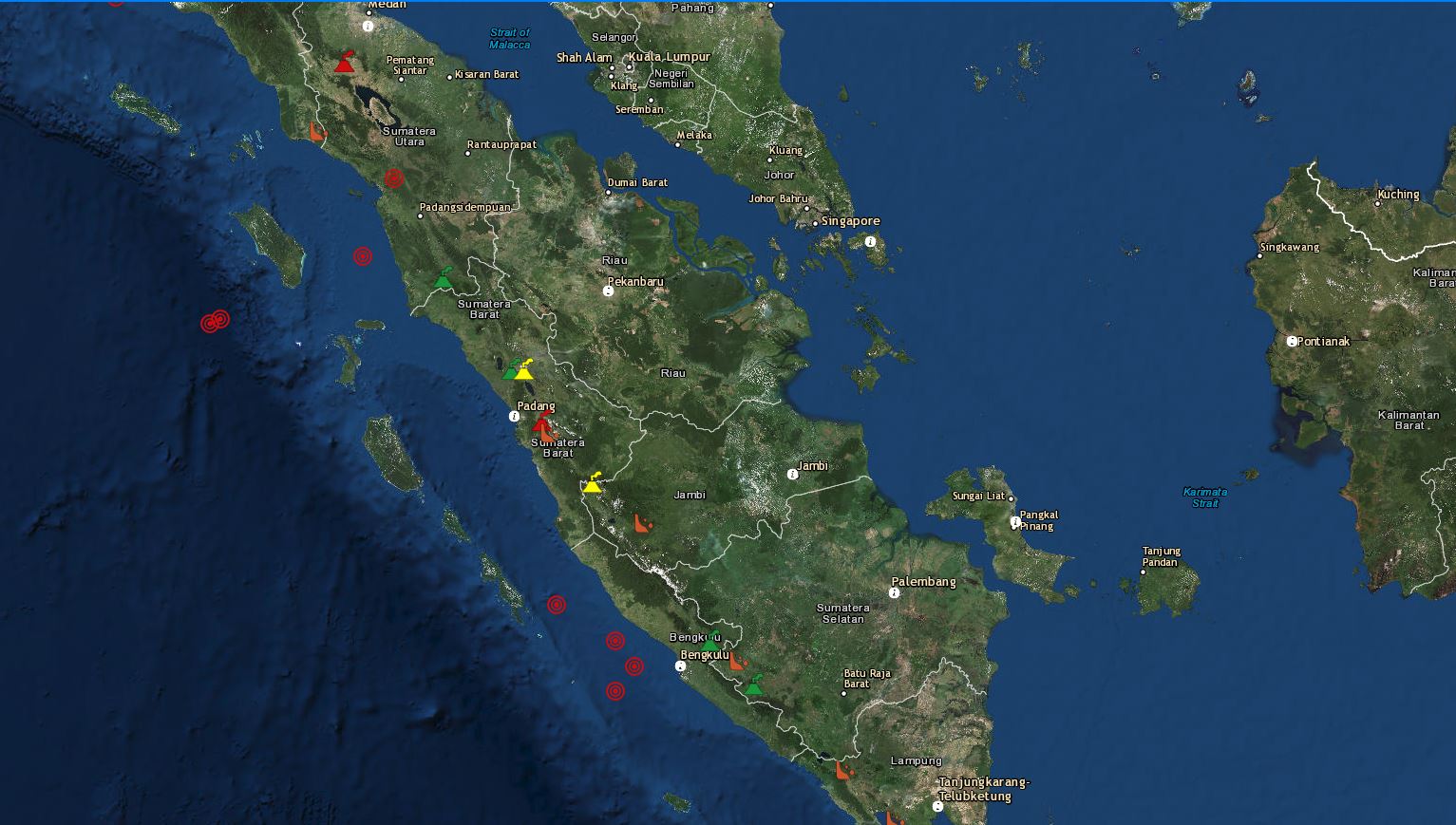 Gempa Bumi M5,2 Terjadi di Barat Laut Kepulauan Mentawai