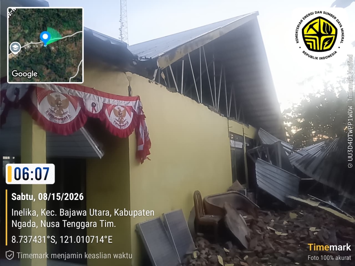 Gempa M7,7 di Timur Laut Nagekeo, Badan Geologi Ingatkan Warga Patuhi Jalur Evakuasi