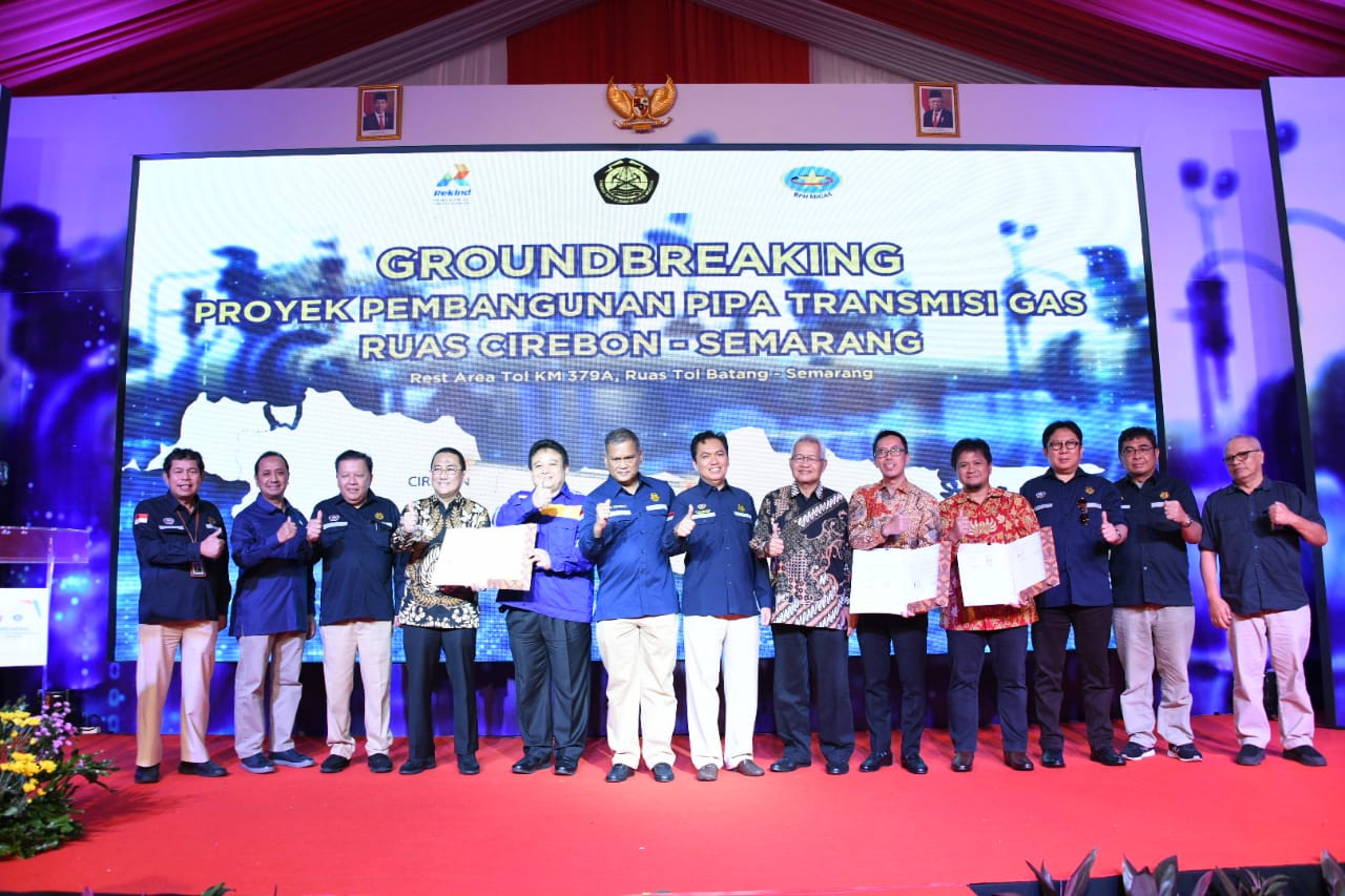 Groundbreaking of Cirebon-Semarang Gas Transmission Section
